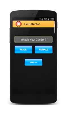 Lie Detector android App screenshot 2