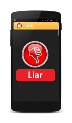 Lie Detector android App screenshot 3